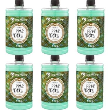Imagem de Kit 6 Sabonete Líquido Erva Doce 1 Litro - Premisse
