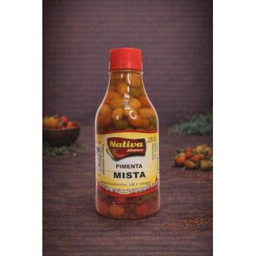 Imagem de Pimenta Mista em Conserva 90g - Nativa