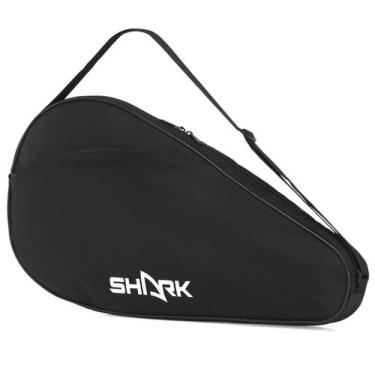 Imagem de Capa Shark Térmica Para Beach Tennis Preta e Branca