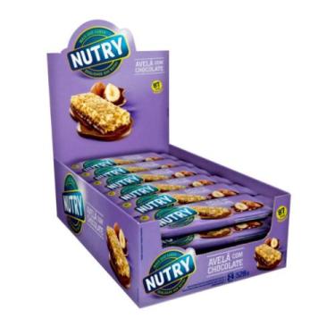 Imagem de Barra De Cereais Nutry Avelã Com Chocolate 24 Un, Cereais