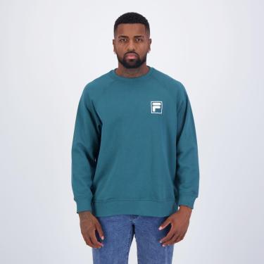 Imagem de Moletom Fila White F-Box Verde-Masculino