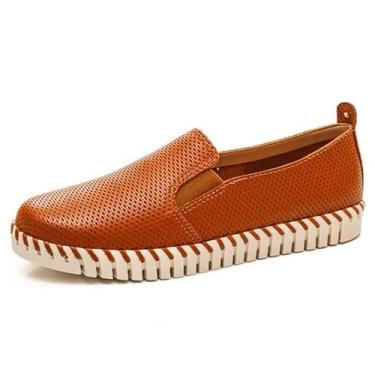 Imagem de Tênis Feminino Casual Conforto Moderno Fácil Calce Bottero, Caramelo, 