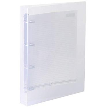 Imagem de DAC - Fichário Arquivo Ofício Line Transparente Lombo 40 mm 4 Argolas Polipropileno