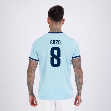 Imagem de Camisa Argentina Lanes  8 Enzo Masculina-Masculino