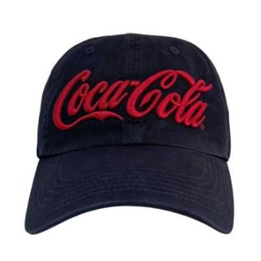 Imagem de Boné Coca Cola Basico Bordado Frontal Julia Pt Azul-Unissex