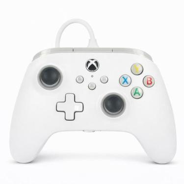 Imagem de Controle PowerA Xbox Com Fio Branco USB 3m PC Xbox Series X S One Lice