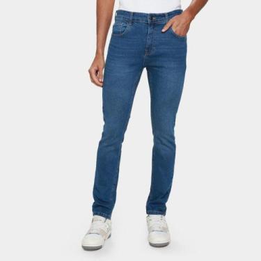 Imagem de Calça Jeans Hering Casual Masculina, Azul claro, 40