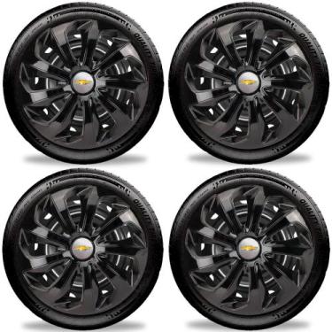 Imagem de Calota Esportiva Velox Aro 15 Preta Gm Meriva Classic Cobalt - Elitte