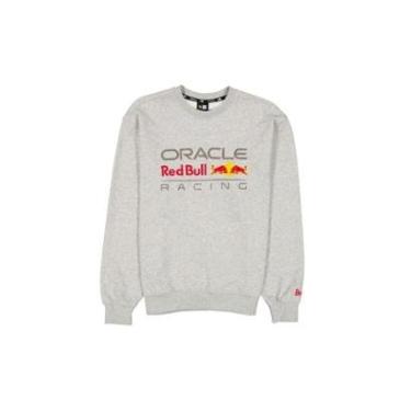 Imagem de Moletom New Era Careca Red Bull Racing Korea Drop Cinza-Masculino