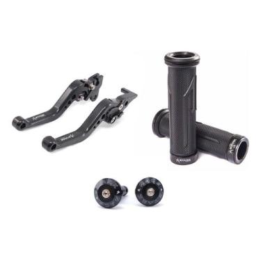 Imagem de Kit Manete Manopla Peso Tampa Nh 190 Nh190 Nh 190 Todas - Stark Race, 