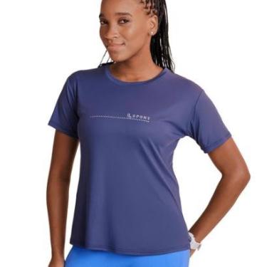 Imagem de T-shirt Lupo Básica Feminina - Azul-Feminino