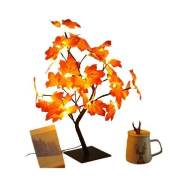 Imagem de Luminária De Mesa LED Em Forma De Flor Rosa Com Luzes De Natal USB Par