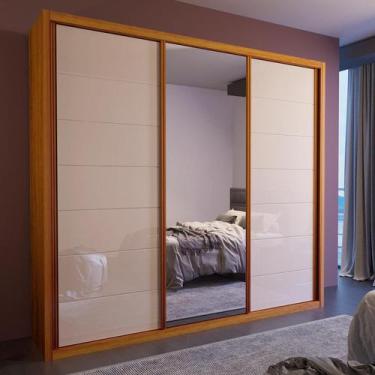 Imagem de Guarda Roupa Casal Fusion C/ Esp. 100% MDF Bom Pastor, Naturale/OFF