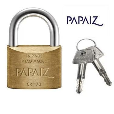 Imagem de Cadeado Tetra Chave Crt 70mm Papaiz