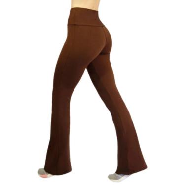 Imagem de Calça Flare Peluciada Bella Fiore Bailarina Legging Cintura Alta Feminino-Feminino