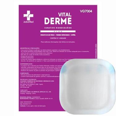 Imagem de Curativo hidrocoloide com espuma plus 10cm x 10cm - vital derme - vg70