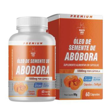 Imagem de Óleo de Semente de Abóbora 1000mg Health Labs com 60 Cápsulas Softgel