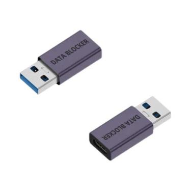 Imagem de Bloqueador De Dados USB Para Viagem: Proteção Anti-Hacking E Sincroniz