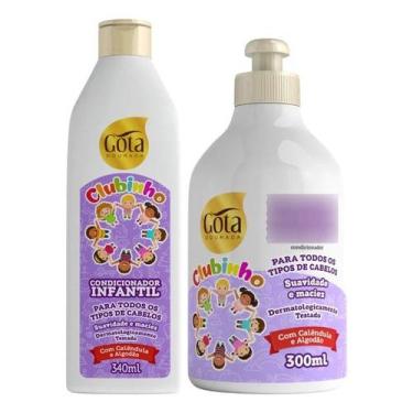 Imagem de Kit Gota Dourada Infantil Clubinho Suave com Condicionador e Creme Pen