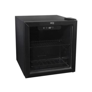 Imagem de Adega de Vinhos HQ 36L com Compressor  12 Garrafas, Porta de Vidro, Co