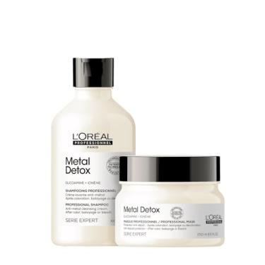 Imagem de KIT LOREAL METAL DETOX SHAMPOO 300ML+MASCARA 250G