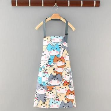 Imagem de Avental De Cozinha Feminino Ajustável Com Estampa De Girassol, Sem Man