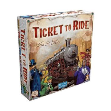 Imagem de JOGO DE TABULEIRO TICKET TO RIDE - Entre a bordo para uma divertida av