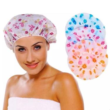 Imagem de Kit 2 Toucas De Banho Luxo Para Cabelos Marilu