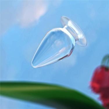 Imagem de Plug Anal Transparente Cônico King Size em TPE 11,5cm - 4,5" - LOVETOY