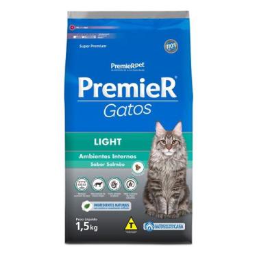 Imagem de Ração Premier Light Gatos Adultos 1,5 Kg - PREMIER PET, 3014-022