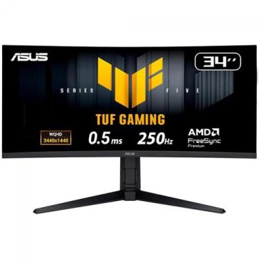 Imagem de Monitor Gamer Asus TUF Gaming, 34 Pol, Curvo, WQHD, 0.5ms, 250Hz, 135%