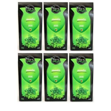 Imagem de 8 Erva Mate Chimarrão FONTE DO MATE MENTA COMPOSTA 500g