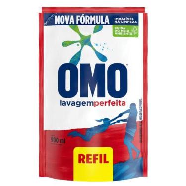 Imagem de Sabão Líquido Omo Lavagem Perfeita 900ml Refil Econômico