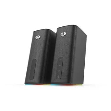 Imagem de Caixa De Som Gamer Redragon Connie Gs814 Iluminação RGB Som Estéreo Usb P2 3.5mm Preto Gs814