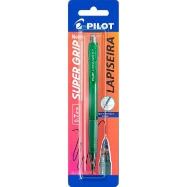 Imagem de Lapiseira 0.7mm Super Grip Verde Neon H-187 com 1 unidade - Pilot