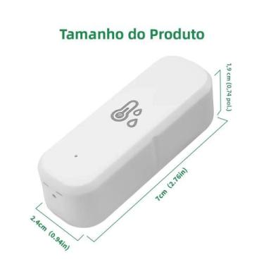 Imagem de Termostato WiFi Inteligente Com Sensor De Temperatura E Umidade Intern