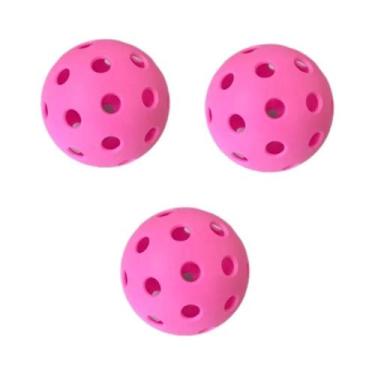 Imagem de Bolas De Pickleball Coloridas E Duráveis De 72mm Para Uso Interno, Pac