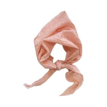 Imagem de Lenço De Pescoço Floral De Verão Para Mulheres, Xale Triangular, Banda
