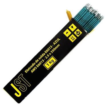 Imagem de Eletrodo para Solda E6013 Azul 2,5mm 1kg JST Rutílico para Serralheria