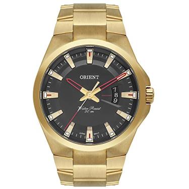 Imagem de Relógio Orient masculino dourado preto - MGSS1220 P1KX