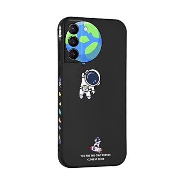 Imagem de Capa de telefone do astronauta para Samsung A72 A52 A71 A51 A13 A32 A31 A12 A20 30 Capa de telescópio para Samsung S22 S20 S21 Ultra Plus S20 FE, 01, para S21 Ultra