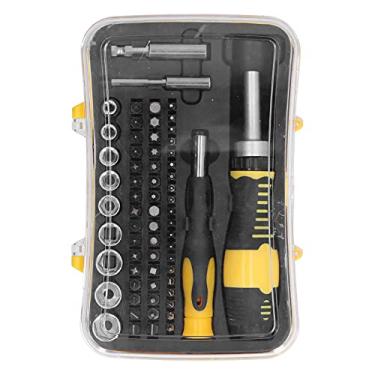 Imagem de Kit de ferramentas de reparo de eletrônicos, conjunto de chave de fenda design profissional gama completa para reparo doméstico para desmontagem de telefone celular para computador