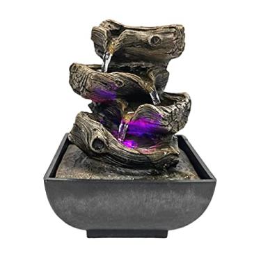 Imagem de Gazechimp Mini Fonte De Água Cachoeira Para Espaço Interno Para Decoração De Interiores...