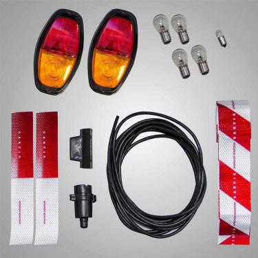 Imagem de Kit Elétrico Para Reboque / Carretinha/ C/faixas Refletivas