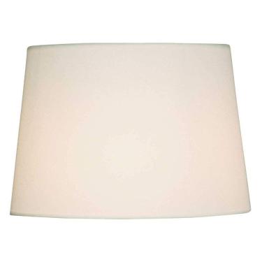 Imagem de Cúpula em Tecido Basic 27cmx38cmx32cm Bella Iluminação Branco