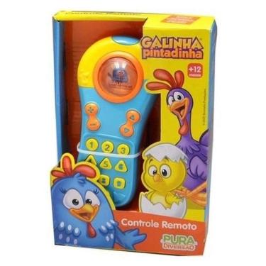 Imagem de Brinquedo para Bebê Controle Remoto da Galinha Pintadinha Pura Diversão