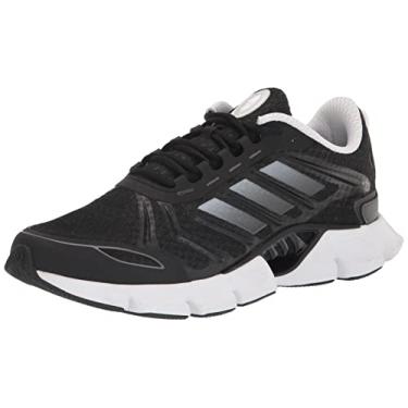 Imagem de adidas Tênis de corrida unissex Climacool para adultos, Preto/Branco/Carbono, 11.5 Women/11.5 Men