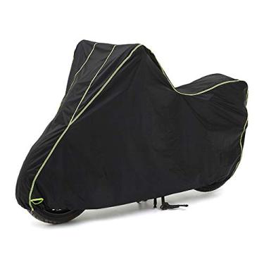 Imagem de HIOD Capas de motocicleta à prova d'água respirável proteção total anti-UV todas as estações capas de scooters de motocicleta à prova de poeira, preto #1, GG