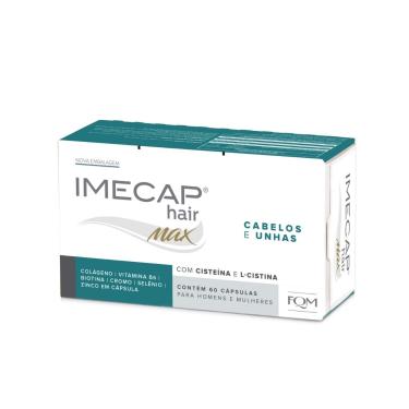 Imagem de Suplemento Vitamínico Imecap Hair Max Cabelos e Unhas - 60 Cápsulas FQM 60 Cápsulas