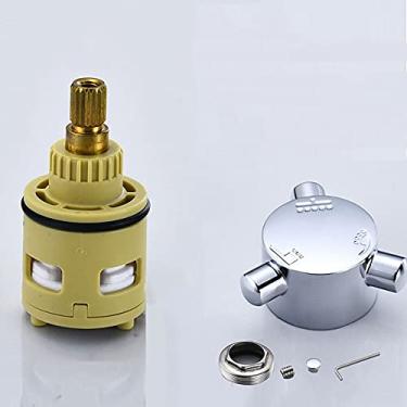 Imagem de Cartucho de torneira de cerâmica de 26 mm para torneiras de misturador monobloc de alavanca única para banheiro ou cozinha